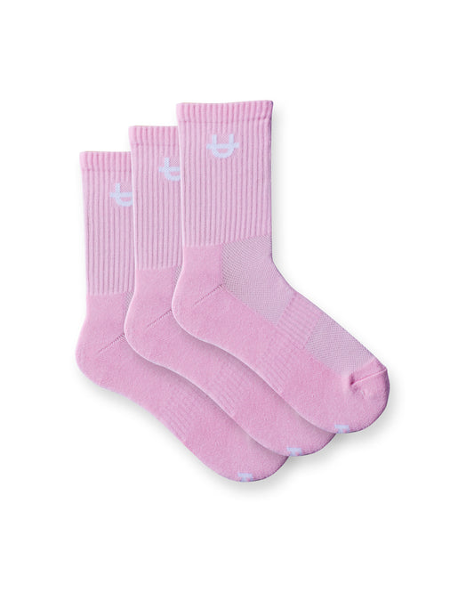 Original Crew Socks Pink 3-Pack