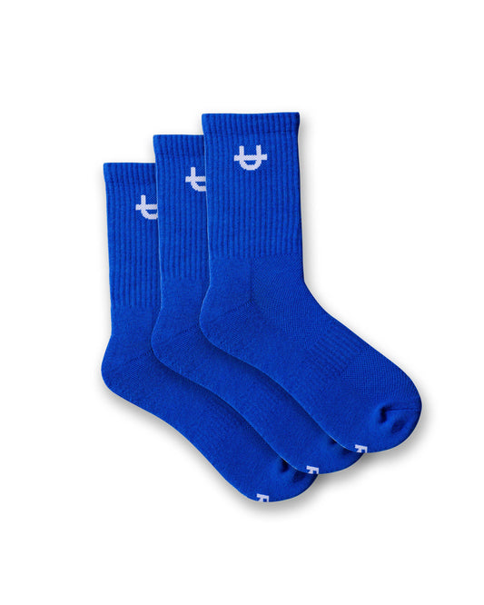 Original Crew Socks Blue 3-Pack